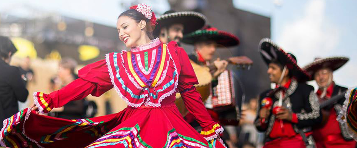 Dansen uit de verschillende streken uit Mexico