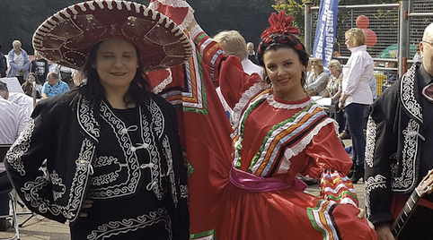 Dansers en danseressen van Mexicaanse afkomst