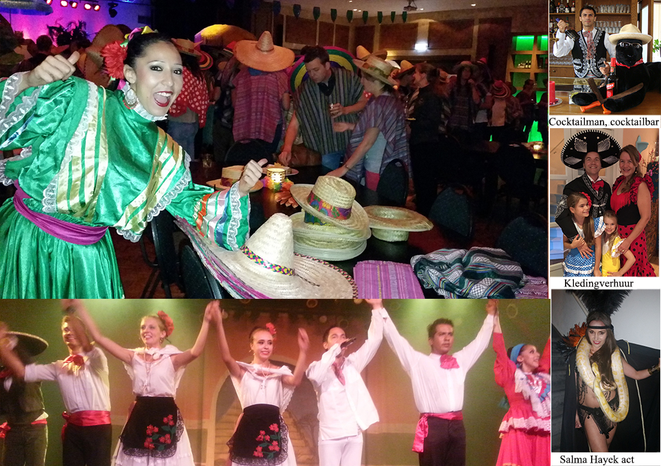 Dansers in originele kostuums uit alle windstreken van uit Mexico